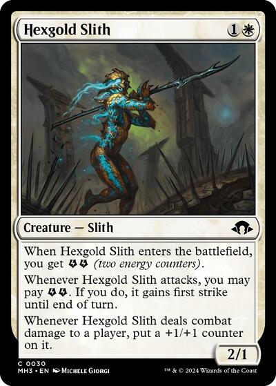 Hexgold Slith (Modern Horizons 3) Near Mint