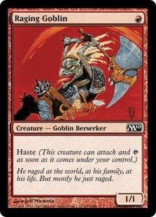 Raging Goblin (Magic 2010 Core Set) Near Mint - Nick Nack's Full Frontal Attack