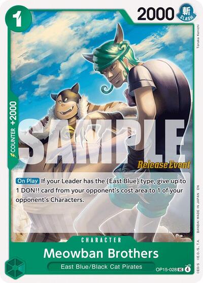 Meowban Brothers (Adventure on Kami's Island Release Event Cards) Near Mint