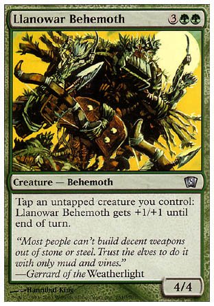 Llanowar Behemoth (8th Edition) Near Mint - Nick Nack's Full Frontal Attack