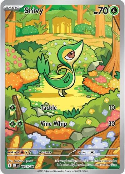 Snivy - 087 (SV: Black Bolt) Near Mint Holofoil