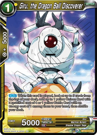 Giru, the Dragon Ball Discoverer (Rise of the Unison Warrior) Near Mint