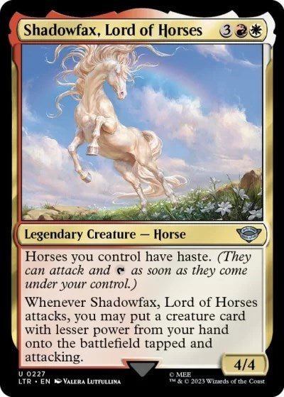Shadowfax, Lord of Horses (Universes Beyond: The Lord of the Rings: Tales of Middle - earth) Near Mint Foil - Nick Nack's Full Frontal Attack