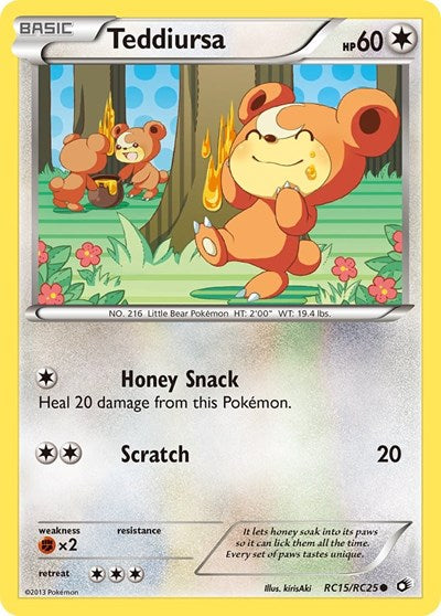 Teddiursa (Legendary Treasures: Radiant Collection) Near Mint Holofoil