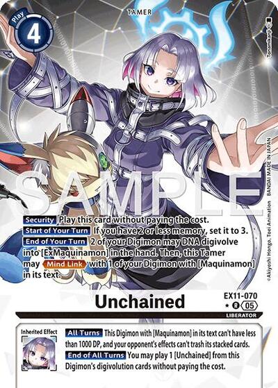 Unchained (Alternate Art) (Dawn of Liberator) Near Mint Foil - Nick Nack's Full Frontal Attack