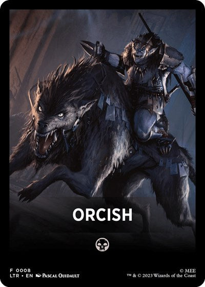 Orcish Theme Card (Universes Beyond: The Lord of the Rings: Tales of Middle-earth) Near Mint