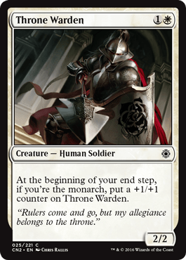 Throne Warden (Conspiracy: Take the Crown) Near Mint - Nick Nack's Full Frontal Attack