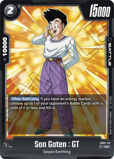 Son Goten : GT (Raging Roar) Near Mint