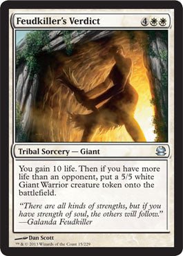 Feudkiller's Verdict (Modern Masters) Near Mint - Nick Nack's Full Frontal Attack