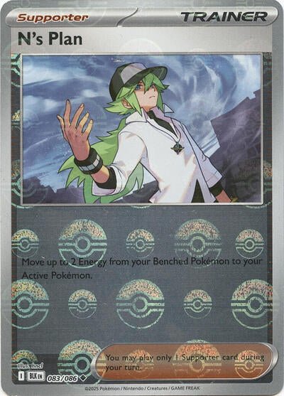N's Plan (Poke Ball Pattern) (SV: Black Bolt) Near Mint Holofoil - Nick Nack's Full Frontal Attack