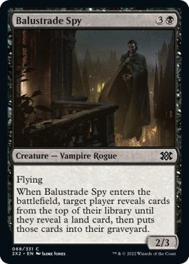 Balustrade Spy (Double Masters 2022) Near Mint Foil - Nick Nack's Full Frontal Attack