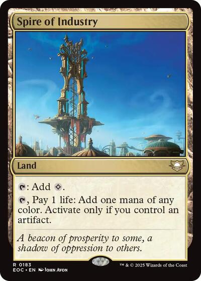 Spire of Industry (Commander: Edge of Eternities) Near Mint - Nick Nack's Full Frontal Attack