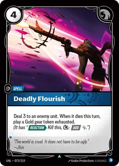 Deadly Flourish (Unleashed) Near Mint