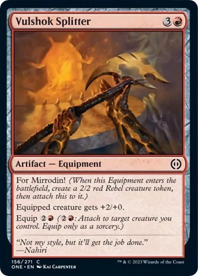 Vulshok Splitter (Phyrexia: All Will Be One) Near Mint - Nick Nack's Full Frontal Attack