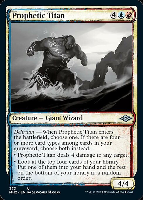 Prophetic Titan (Showcase) (Modern Horizons 2) Near Mint - Nick Nack's Full Frontal Attack