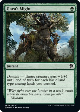 Gaea's Might (Dominaria United) Near Mint