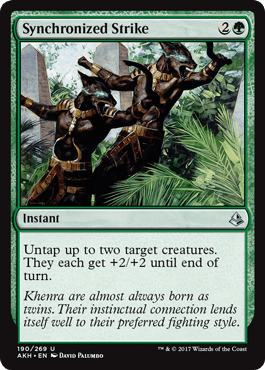 Synchronized Strike (Amonkhet) Near Mint - Nick Nack's Full Frontal Attack