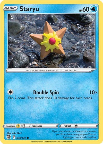 Staryu (SWSH09: Brilliant Stars) Near Mint - Nick Nack's Full Frontal Attack