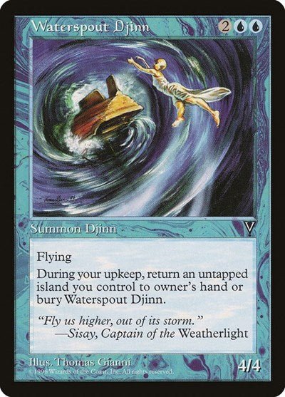 Waterspout Djinn (Visions) Light Play - Nick Nack's Full Frontal Attack