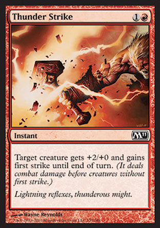 Thunder Strike (Magic 2011 Core Set) Near Mint