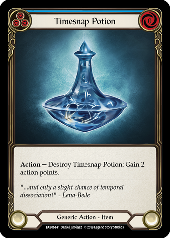 Timesnap Potion [FAB014-P] 1ère édition Cold Foil 