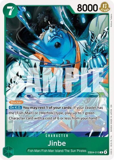 Jinbe (The Azure Sea's Seven) Near Mint Foil - Nick Nack's Full Frontal Attack