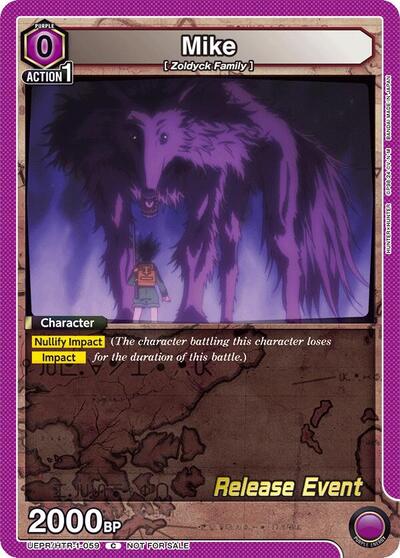 Mike (Hunter x Hunter Release Event Cards) Near Mint