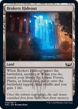 Brokers Hideout (Streets of New Capenna) Near Mint - Nick Nack's Full Frontal Attack