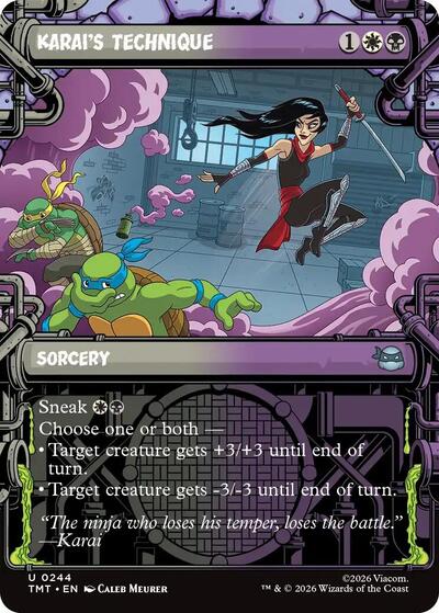 Karai's Technique (Showcase) (Teenage Mutant Ninja Turtles) Near Mint
