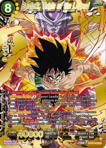 Bardock, l'origine de la légende (BT18-148) [Dawn of the Z-Legends] 