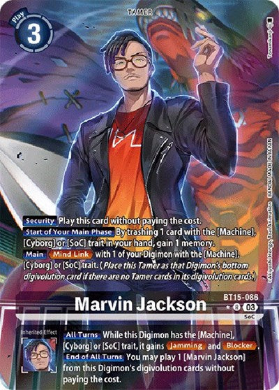 Marvin Jackson (Alternate Art) (Exceed Apocalypse) Near Mint Foil