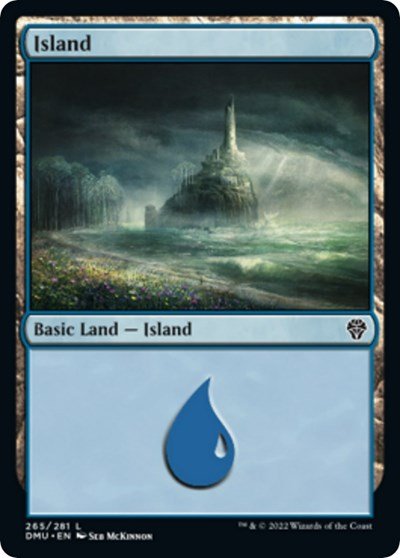 Island (265) (Dominaria United) Near Mint - Nick Nack's Full Frontal Attack