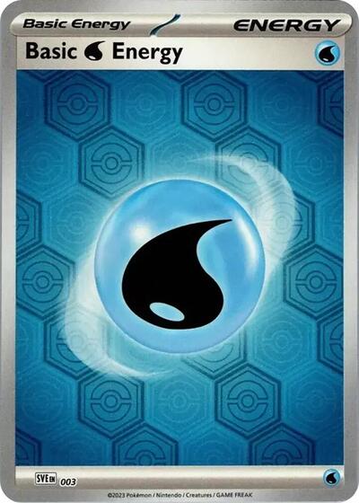 Basic Water Energy (SV: Shrouded Fable) Near Mint Reverse Holofoil
