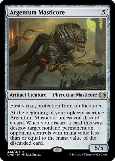 Argentum Masticore (Phyrexia: All Will Be One) Near Mint - Nick Nack's Full Frontal Attack