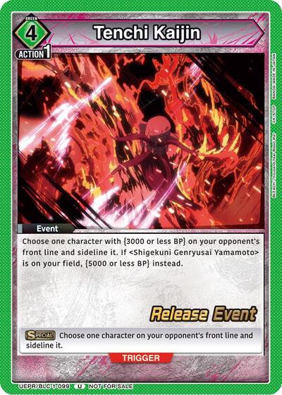 Tenchi Kaijin (BLEACH: Thousand-Year Blood War Release Event Cards) Near Mint