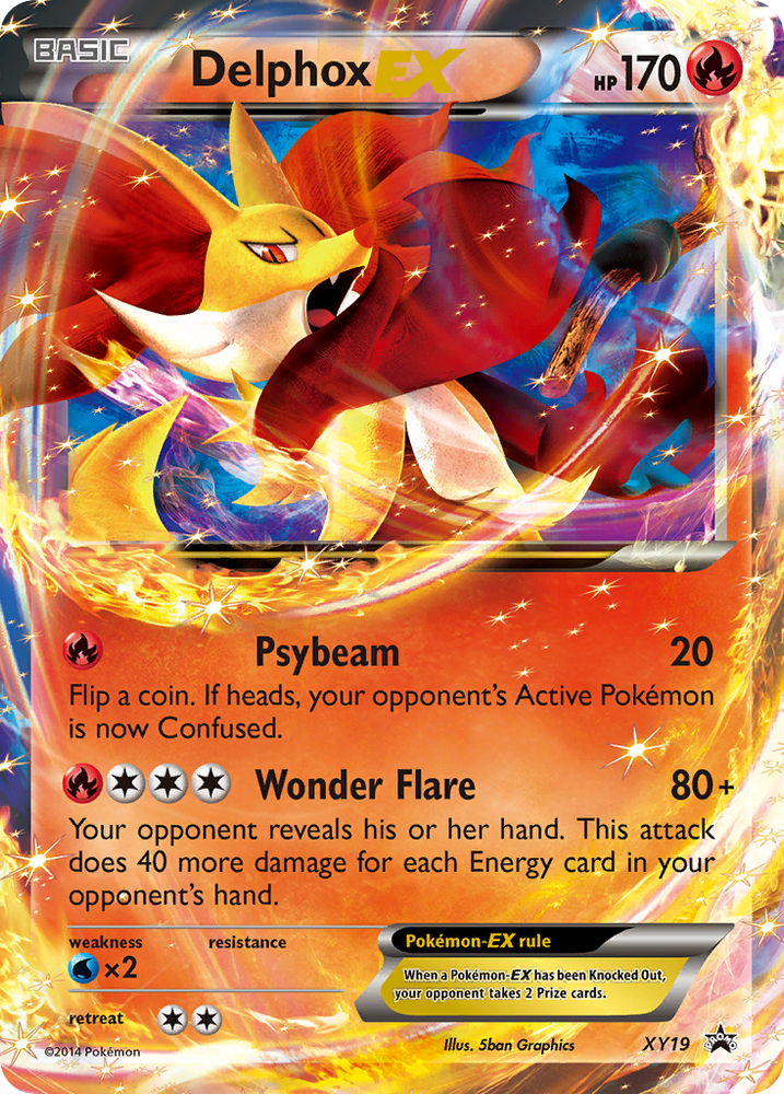 Delphox EX (XY19) [XY: Black Star promociones] 