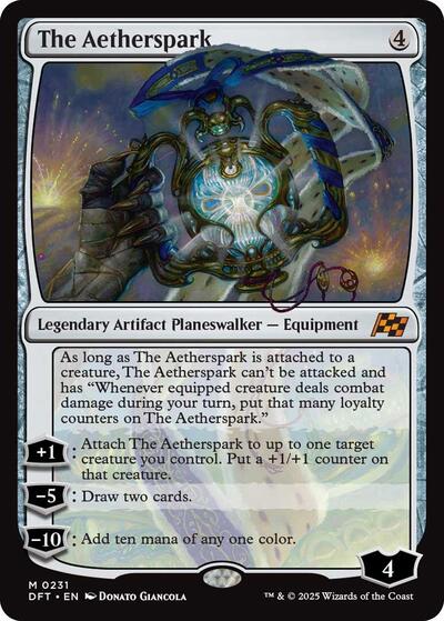 The Aetherspark (Aetherdrift) Near Mint Foil