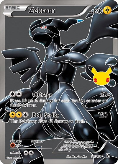 Zekrom (Celebrations: Classic Collection) Near Mint Holofoil