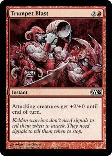 Trumpet Blast (Magic 2010 Core Set) Near Mint - Nick Nack's Full Frontal Attack