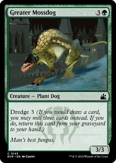 Greater Mossdog (Ravnica Remastered) Near Mint