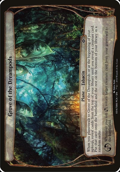 Grove of the Dreampods (Planechase Anthology) (Oversize Cards) Near Mint