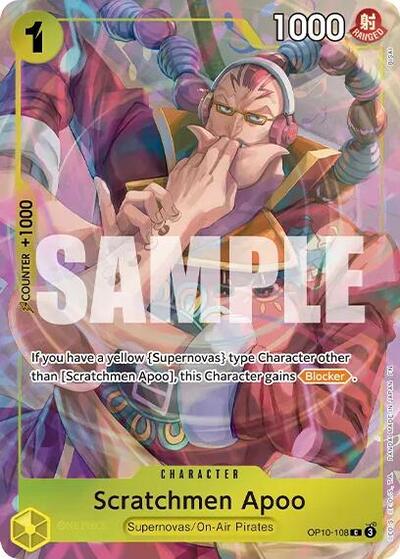 Scratchmen Apoo (Premium Card Collection -Best Selection Vol. 6-) (One Piece Promotion Cards) Near Mint Foil