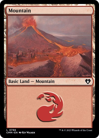 Mountain (0796) (Commander Masters) Near Mint