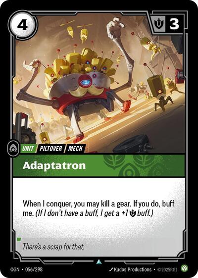 Adaptatron (Origins) Near Mint - Nick Nack's Full Frontal Attack