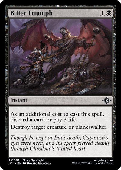 Bitter Triumph (The Lost Caverns of Ixalan) Near Mint - Nick Nack's Full Frontal Attack