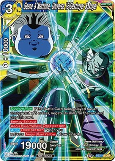 Geene &amp; Martinne, Universe 12 Destroyer &amp; Angel (DB2-169) [Cartes de promotion de tournoi] 