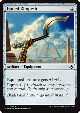 Honed Khopesh (Amonkhet) Near Mint - Nick Nack's Full Frontal Attack
