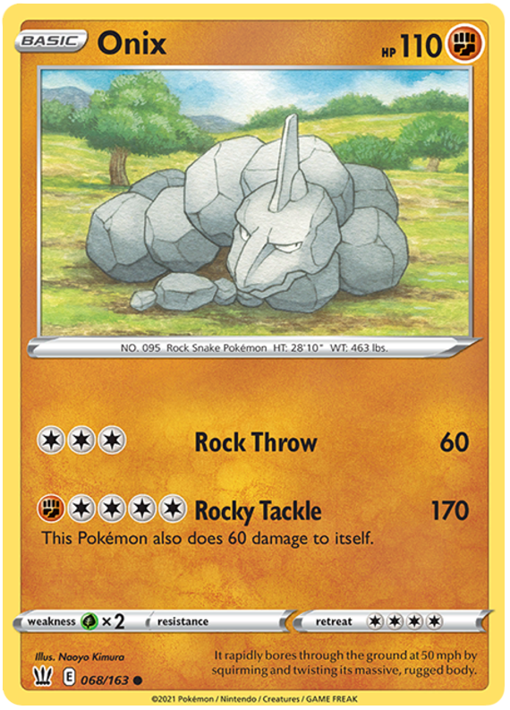 Onix (068/163) [Espada y escudo: estilos de batalla] 