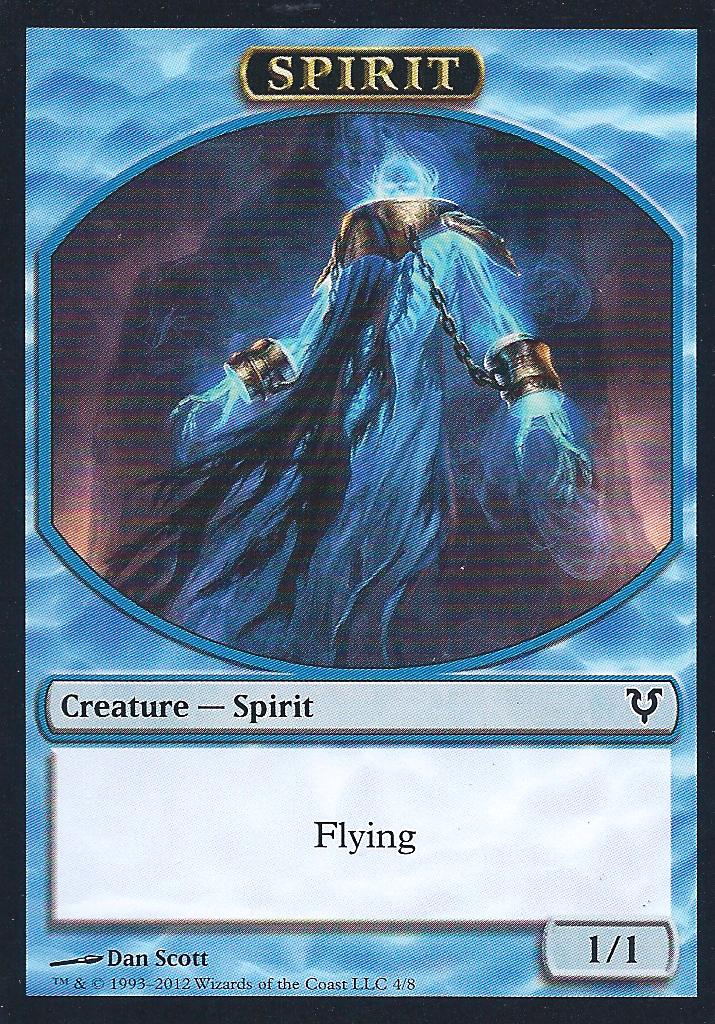 Blue Spirit (Token) (Avacyn Restored) Light Play