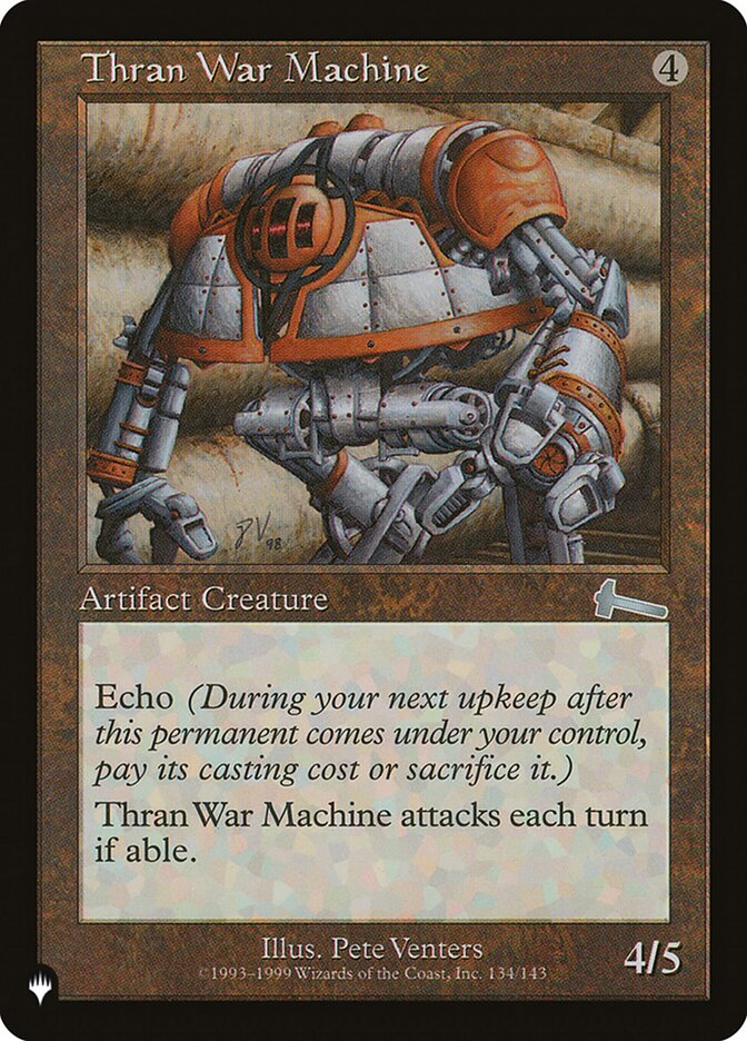 Thran War Machine [La lista] 